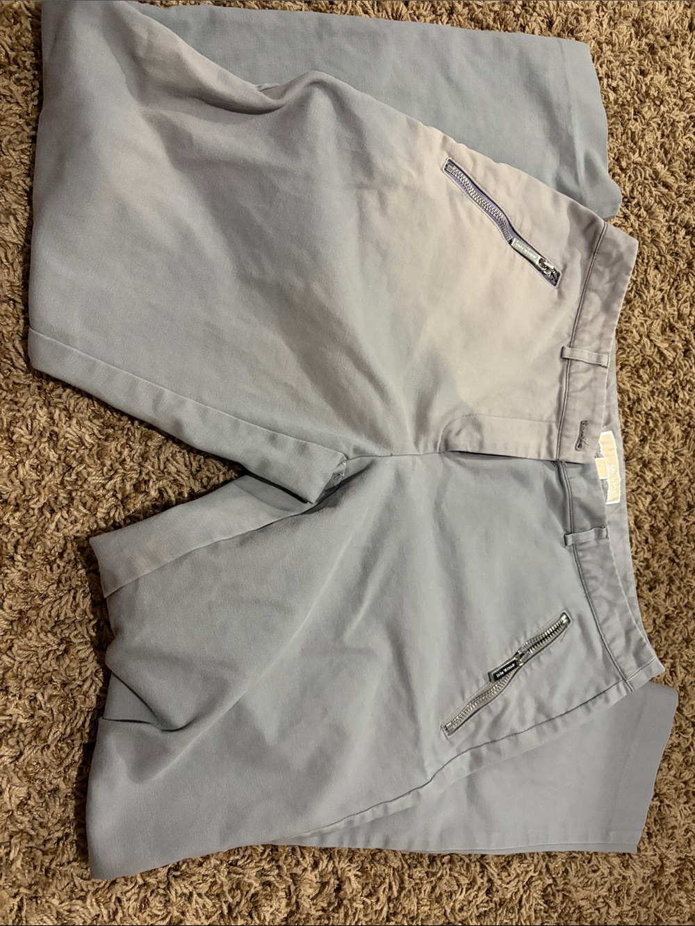 Michael Kors Light Gray Performance Flat Front Shorts